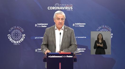 Jaime Mañalich entrega las últimas informaciones sobre el coronavirus en Chile