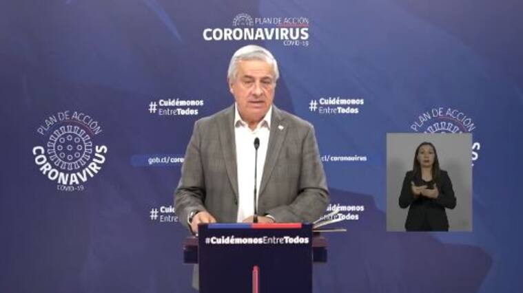 Jaime Mañalich entrega las últimas informaciones sobre el coronavirus en Chile