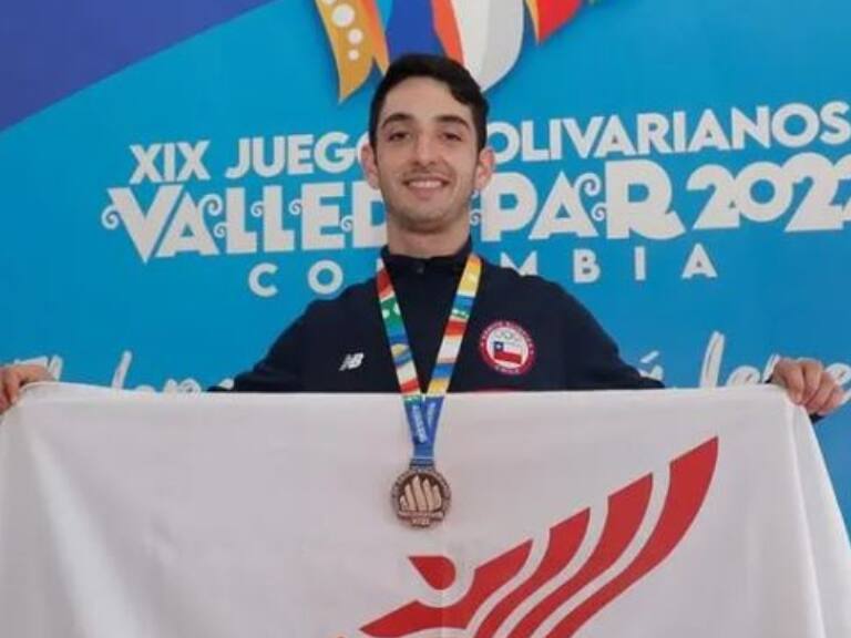 Gustavo Alarcón logra la primera medalla para Chile en los Juegos Bolivarianos
