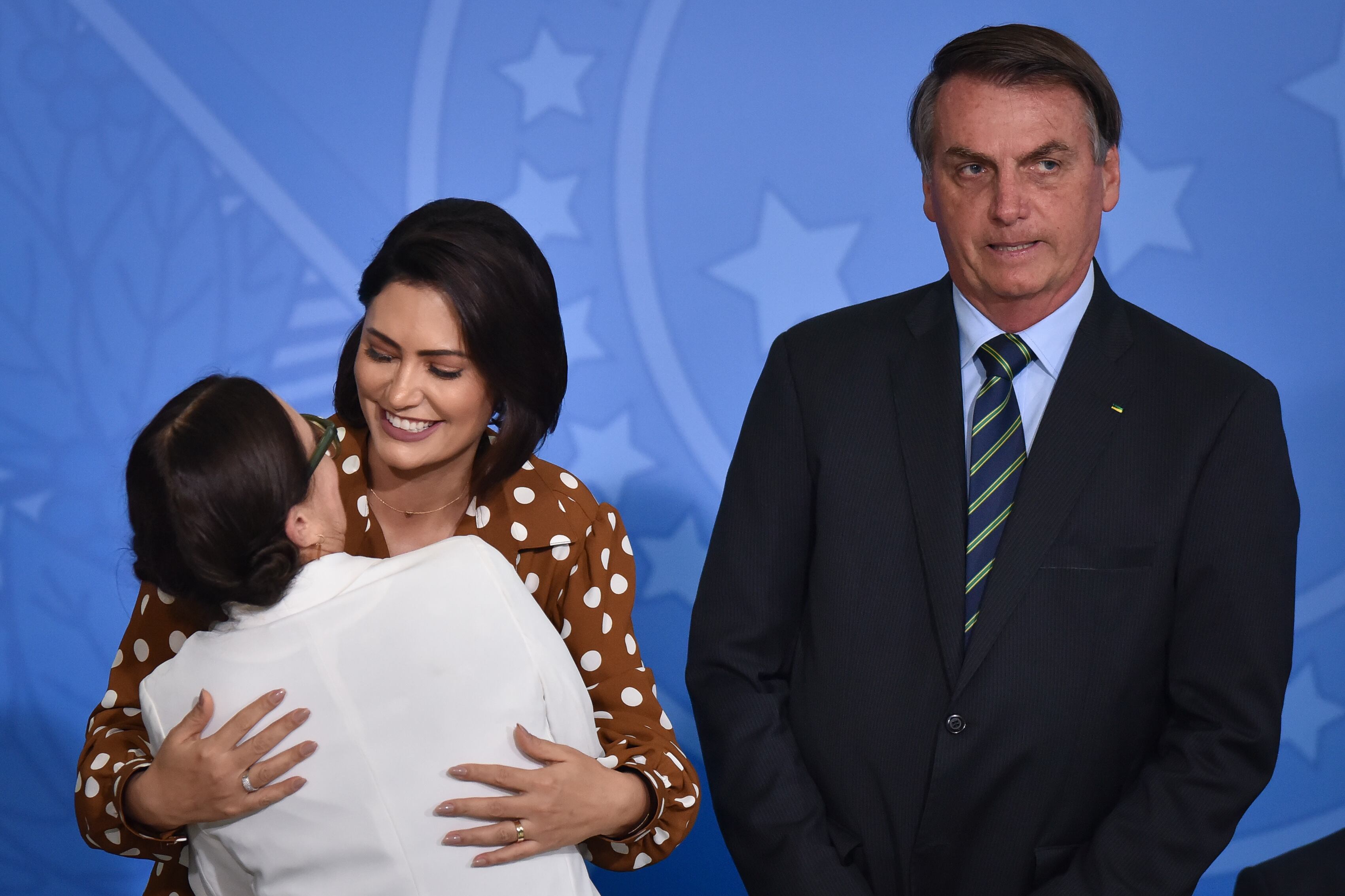 Jair Bolsonaro y Michelle Bolsonaro