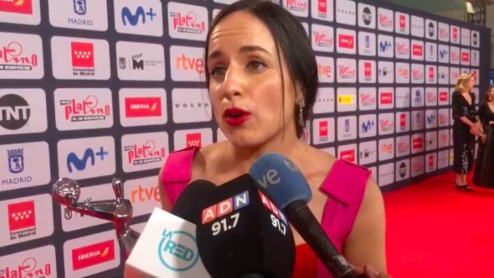 Maite Alberdi tras ganar en los Premios Platino por el agente topo