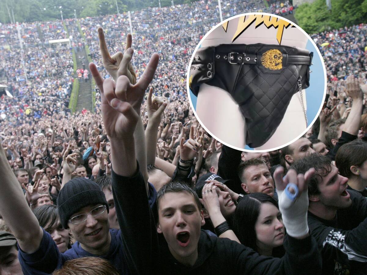 ¡Raro, pero cierto! Así es el pañal “rockero” para evitar ir al baño durante conciertos