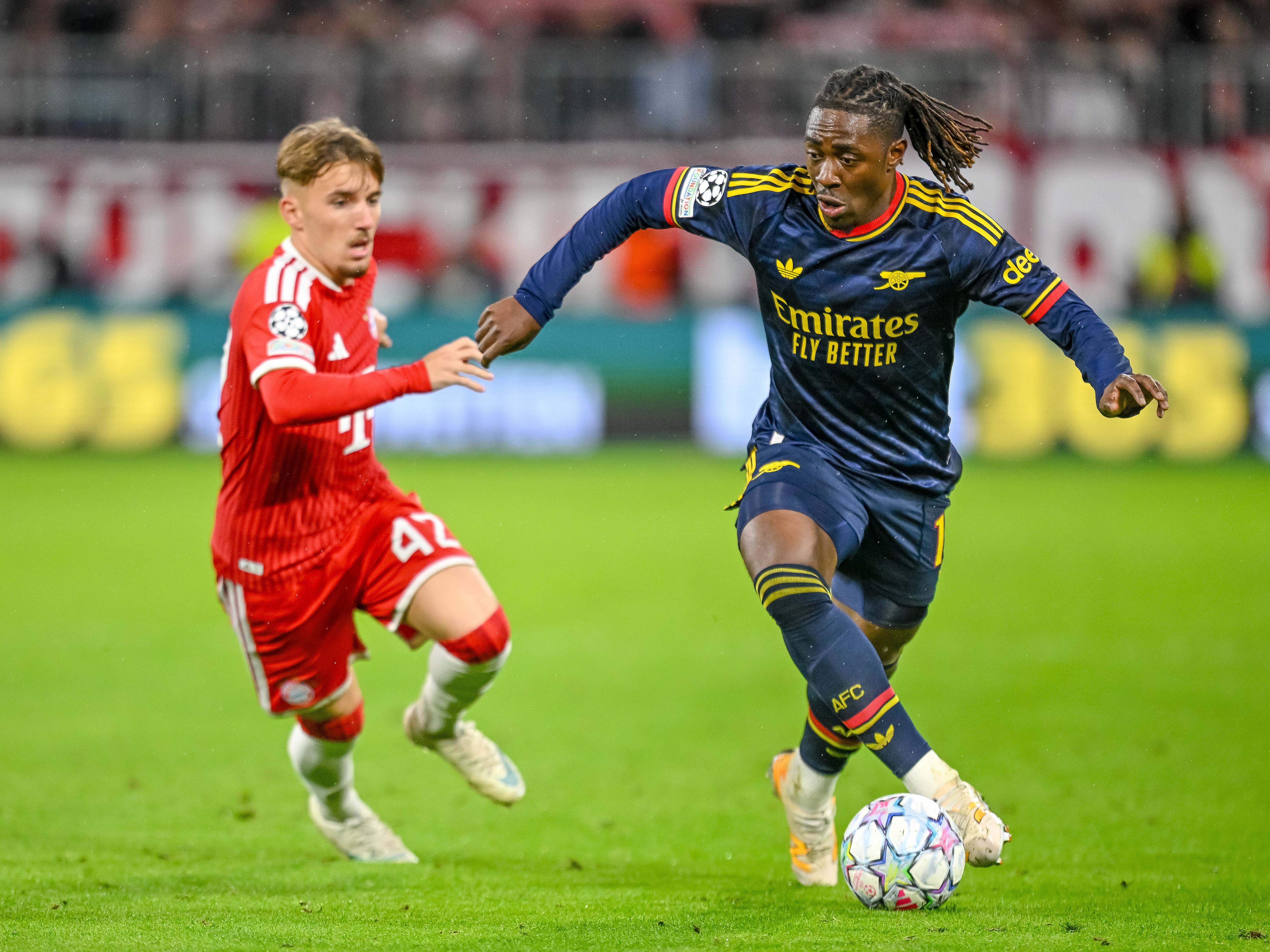 A punta de golazos, Bayern Munich y Arsenal protagonizan espectacular empate en la Champions League