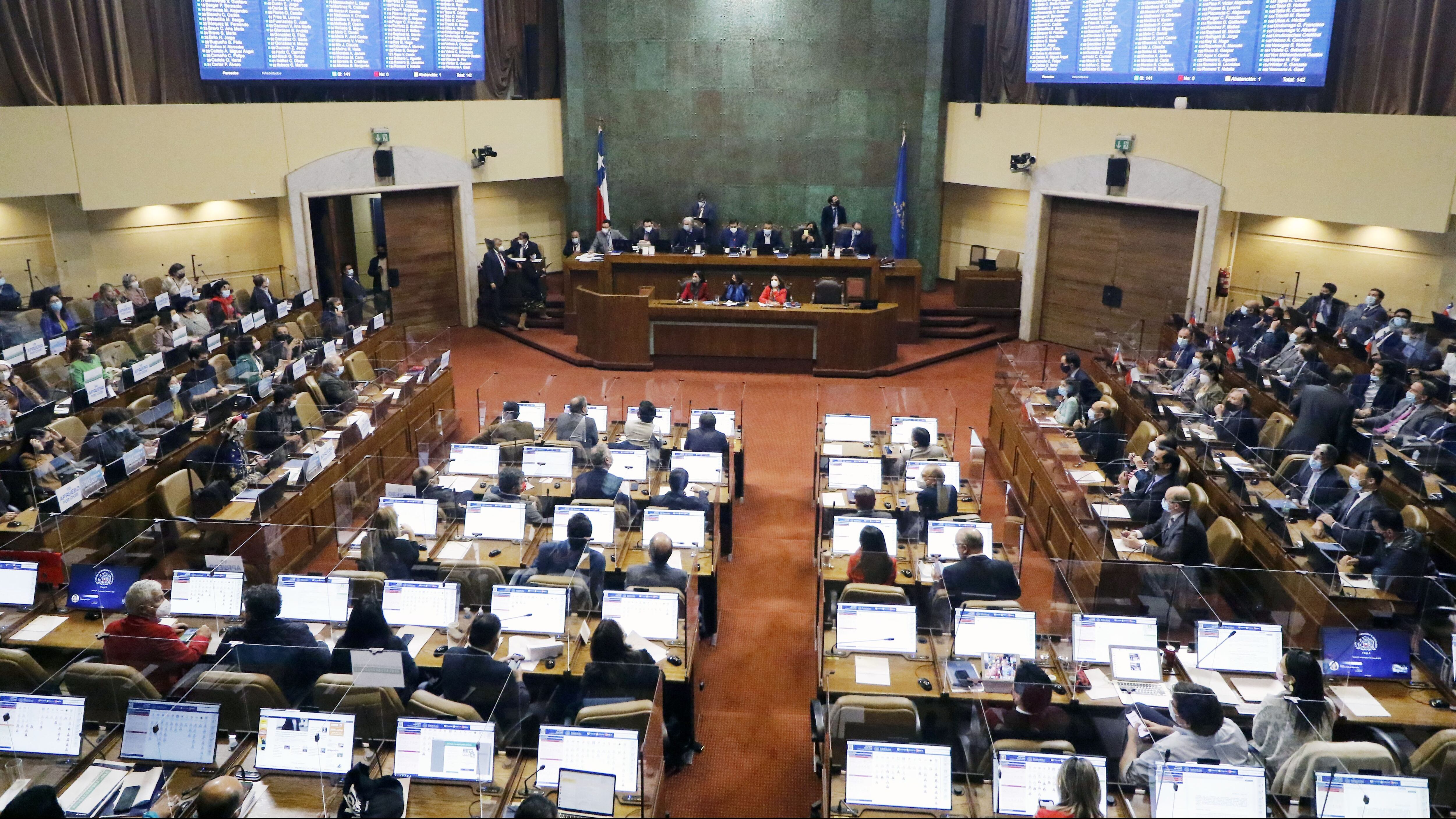 11 DE MAYO DE 2022/VALPARAISOVista general de la Sesión de la Cámara de Diputadose, donde se vota el Acuerdo de Escazú.
FOTO: LEONARDO RUBILAR CHANDIA/AGENCIAUNO
