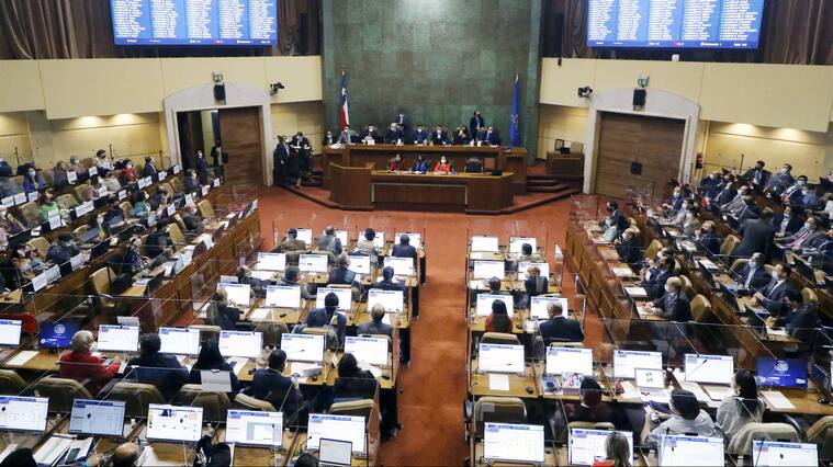 11 DE MAYO DE 2022/VALPARAISOVista general de la Sesión de la Cámara de Diputadose, donde se vota el Acuerdo de Escazú.
FOTO: LEONARDO RUBILAR CHANDIA/AGENCIAUNO