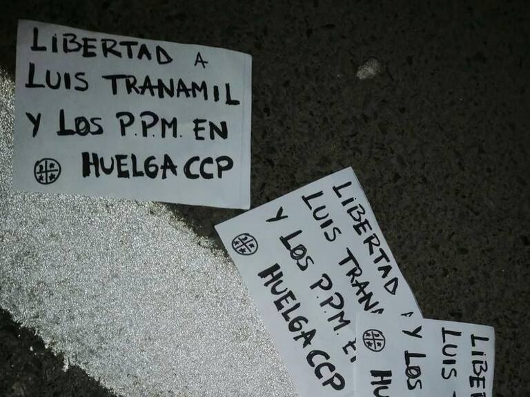 Encapuchados cortan Ruta del Itata en el Biobío