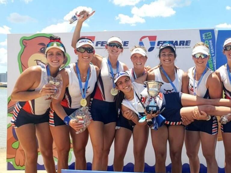 Chile se coronó campeón del Sudamericano de Remo en Paraguay
