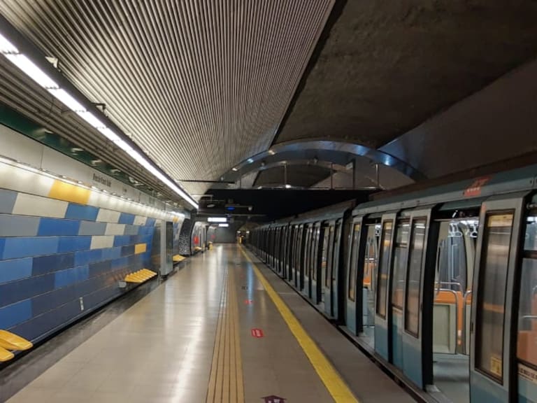 Así fue la reapertura de la Estación Plaza de Maipú del Metro de Santiago