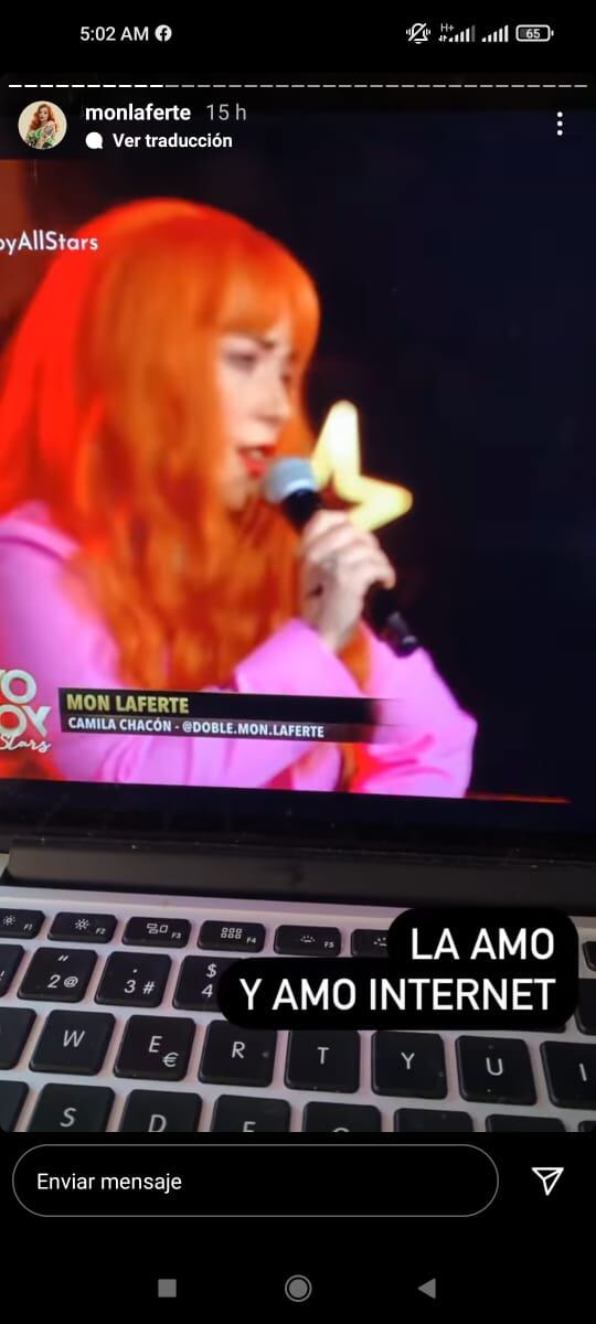 Mon Laferte opinó sobre su imitadora
