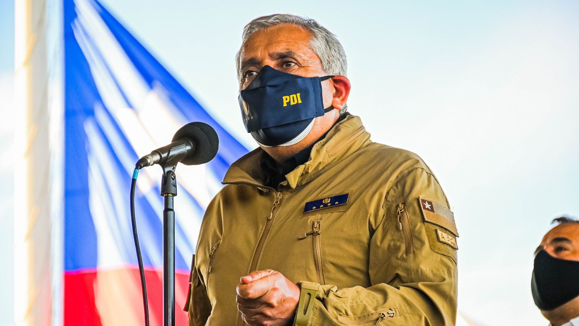 7 DE ENERO 2021 / TEMUCODirector General de la PDI Hector Espinosa y el Subsecretario del Interior, Juan Francisco Galli, llegan hasta La Araucanía por muerte de policía durante allanamiento de la comunidad Temucuicui y el asesinato de agricultor en zona rural de Victoria.
FOTO: MARCOS MALDONADO / AGENCIAUNO