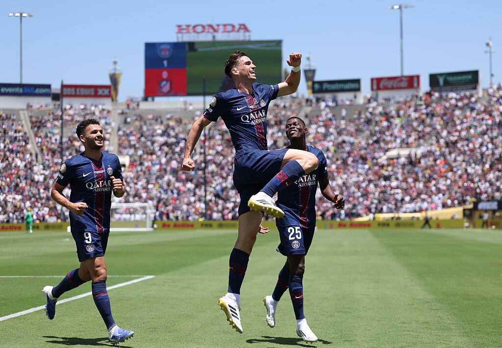 PSG goleó al Atlético Madrid por el Mundial de Clubes
