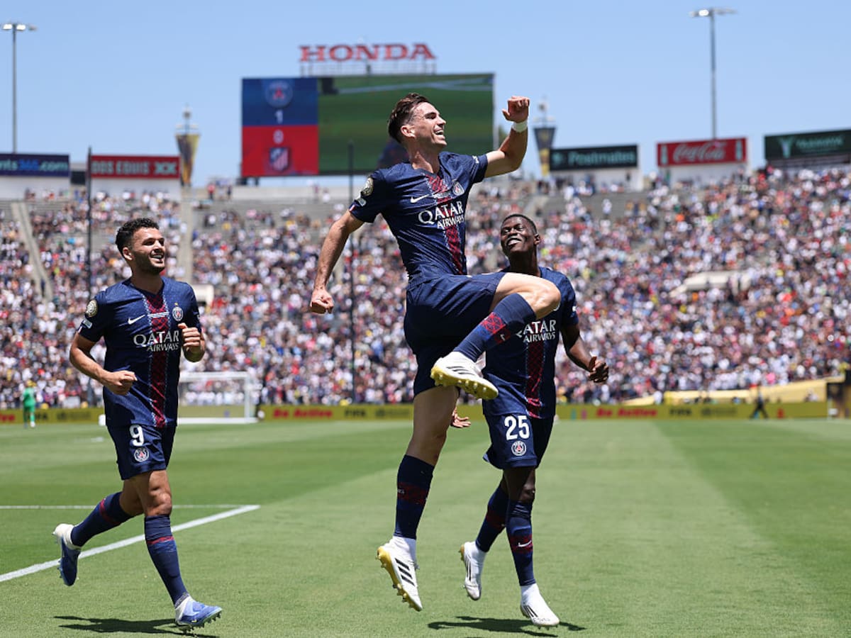 El campeón muestra sus credenciales: PSG goleó al Atlético Madrid por el Mundial de Clubes