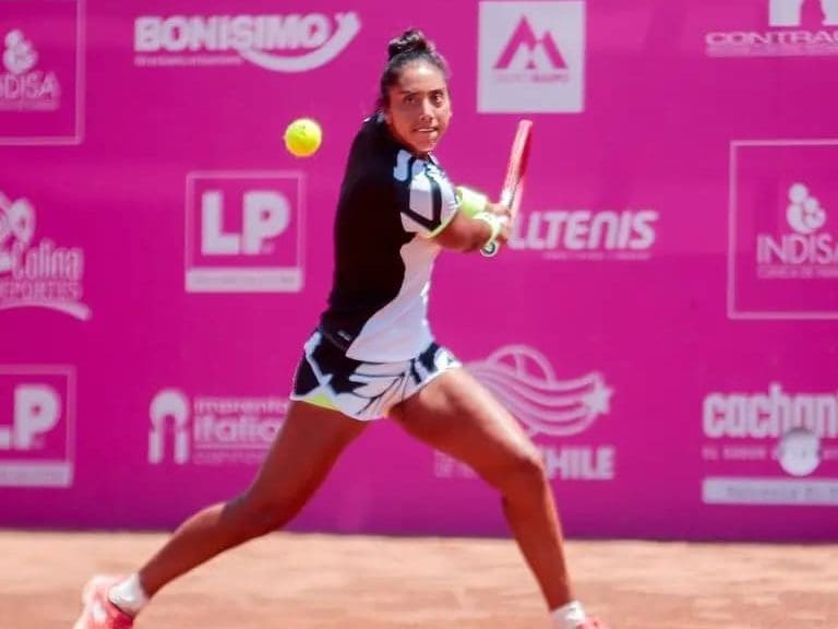 Daniela Seguel sufrió un duro traspié durante su debut en la Copa LP Chile
