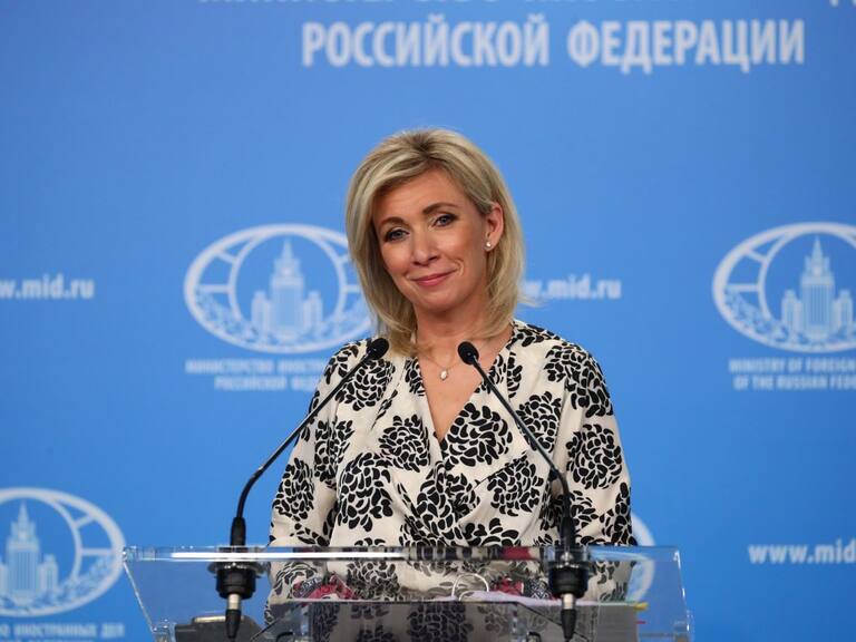 La vocera del ministerio de relaciones exteriores de Rusia, María Zajárova