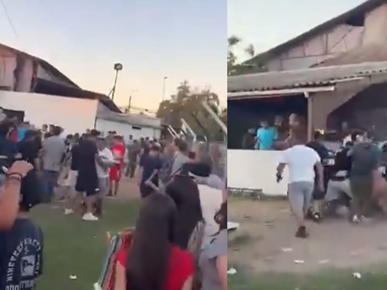Sin detenidos: violenta pelea empaña final del fútbol amateur en Buin