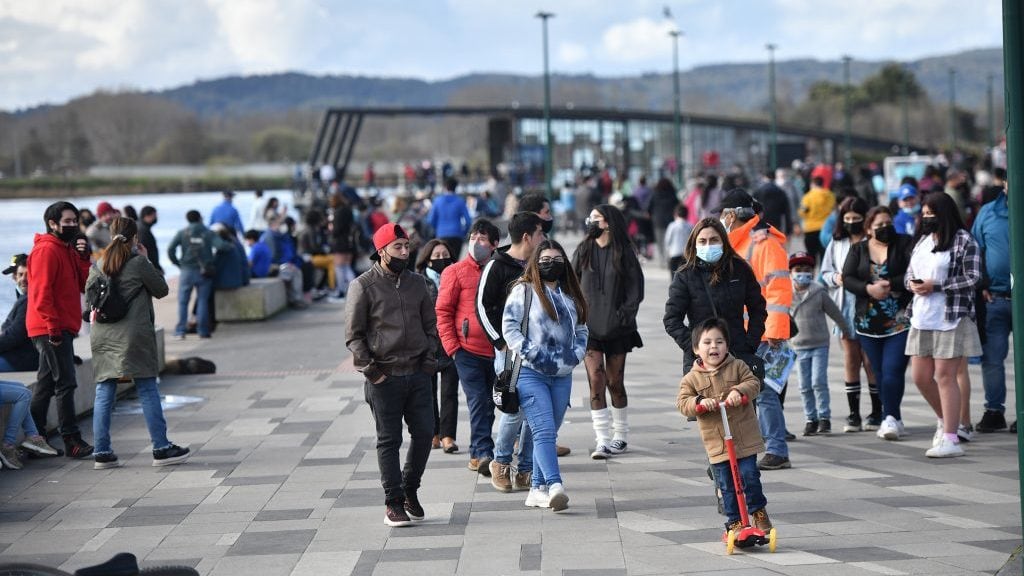 18 SEPTIEMBRE DE 2021 / VALDIVIAGran afluencia de turistas en estas fiestas patrias en la ciudad.
FOTO.MIGUEL ANGEL BUSTOS / AGENCIA UNOs