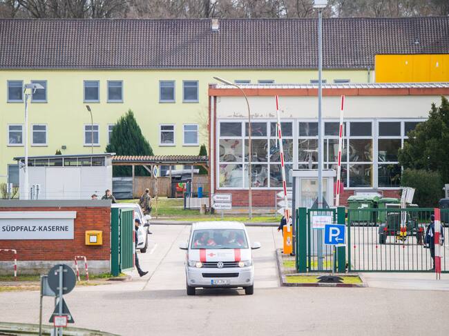 El ciclo de cuarentena de pasajeros en Germersheim