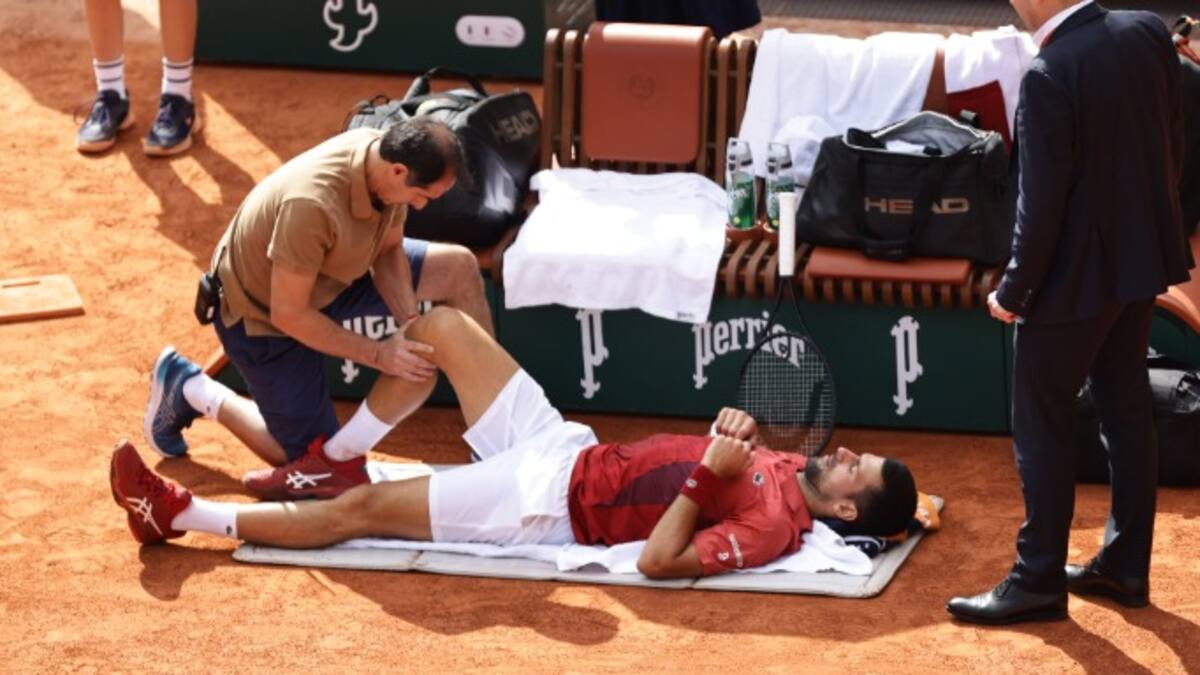 “Estoy muy triste…”: el mensaje de Novak Djokovic tras retirarse de Roland Garros por lesión