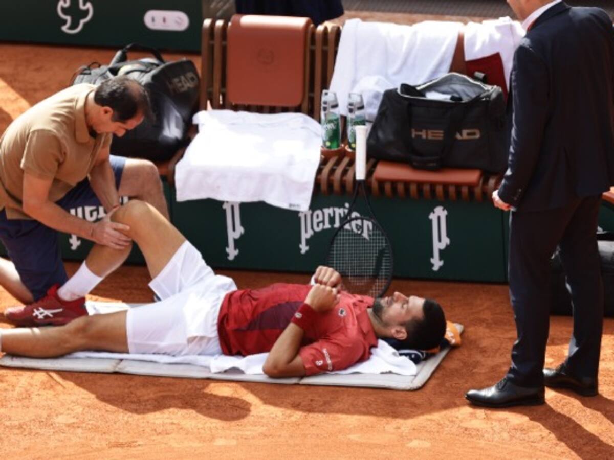 “Estoy muy triste…”: el mensaje de Novak Djokovic tras retirarse de Roland Garros por lesión