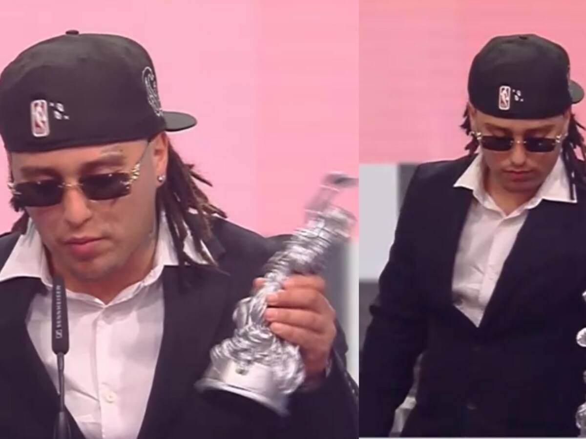 La inesperada reacción de Pablo Chill-E tras ganar Artista Urbano del Año en los Premios MUSA Sprite 2023