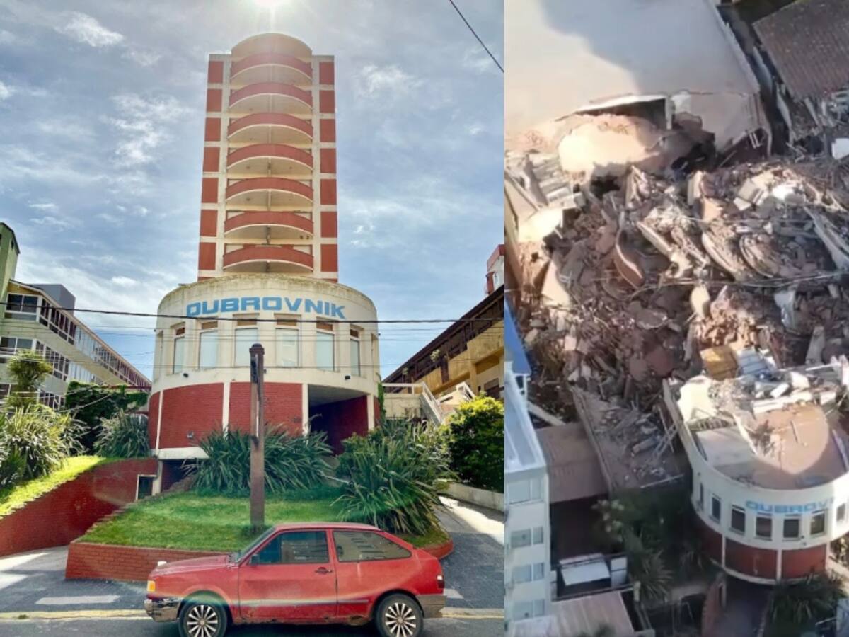 Conmoción en Argentina: hotel de 10 pisos se derrumba dejando varias personas atrapadas