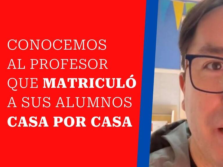 Profesor de Cabildo que se hizo viral en Tik Tok por matricular alumnos casa por casa: “Se ha prestado para la discusión de cómo se viven las distintas realidades educativas en nuestro país”