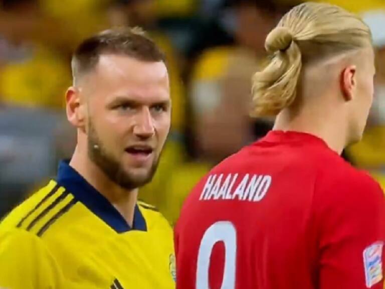 Erling Haaland denunció a jugador sueco por graves insultos: «Me llamó prostituta y que me iba a romper las piernas»