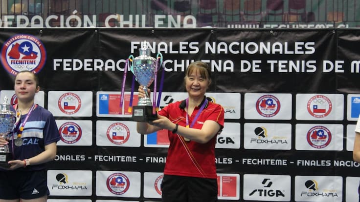 El espectacular cierre de año de Tania Zeng: campeona en los Juegos Bolivarianos y también del Nacional de tenis de mesa