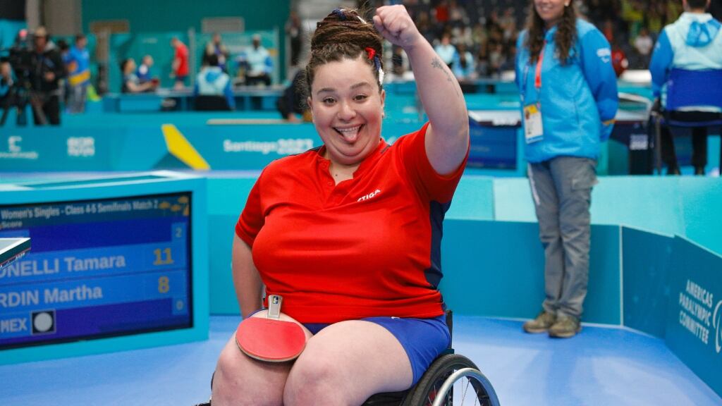 Tamara Leonelli gana una dura batalla para obtener el cuarto oro de Chile en Juegos Parapanamericanos