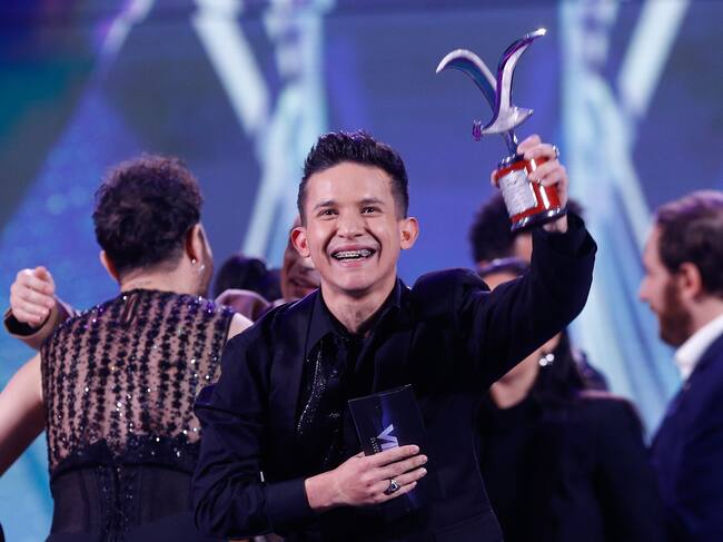 Agencia Uno | Eddy Valenzuela en la final de la competencia internacional en el Festival de Viña 2024