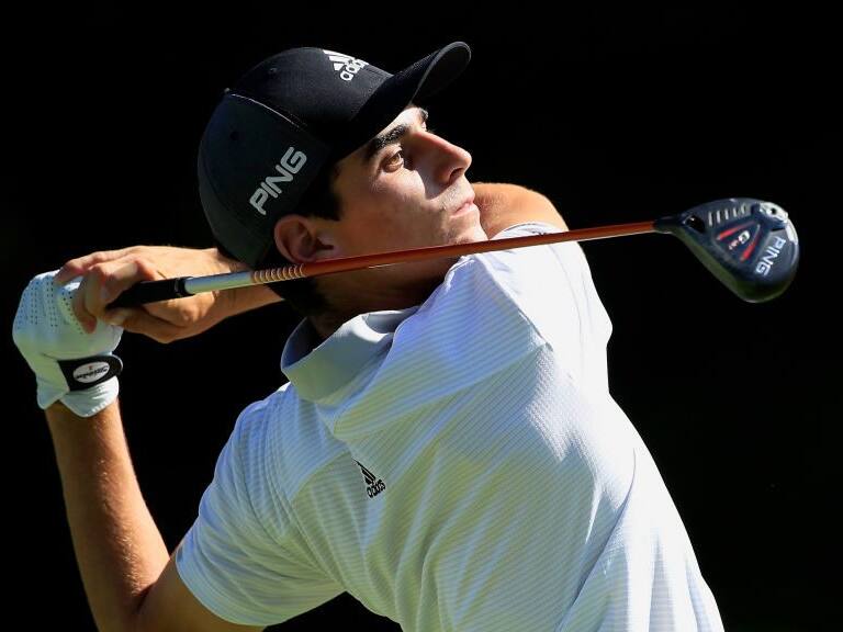 SILVIS, ILLINOIS - JULY 12: Joaquin Niemann of Chile plays his shot from the 13th tee during the second round of the John Deere Classic Austen Truslow TPC Deere Run on July 12, 2019 in Silvis, Illinois. (Photo by Andy Lyons/Getty Images)