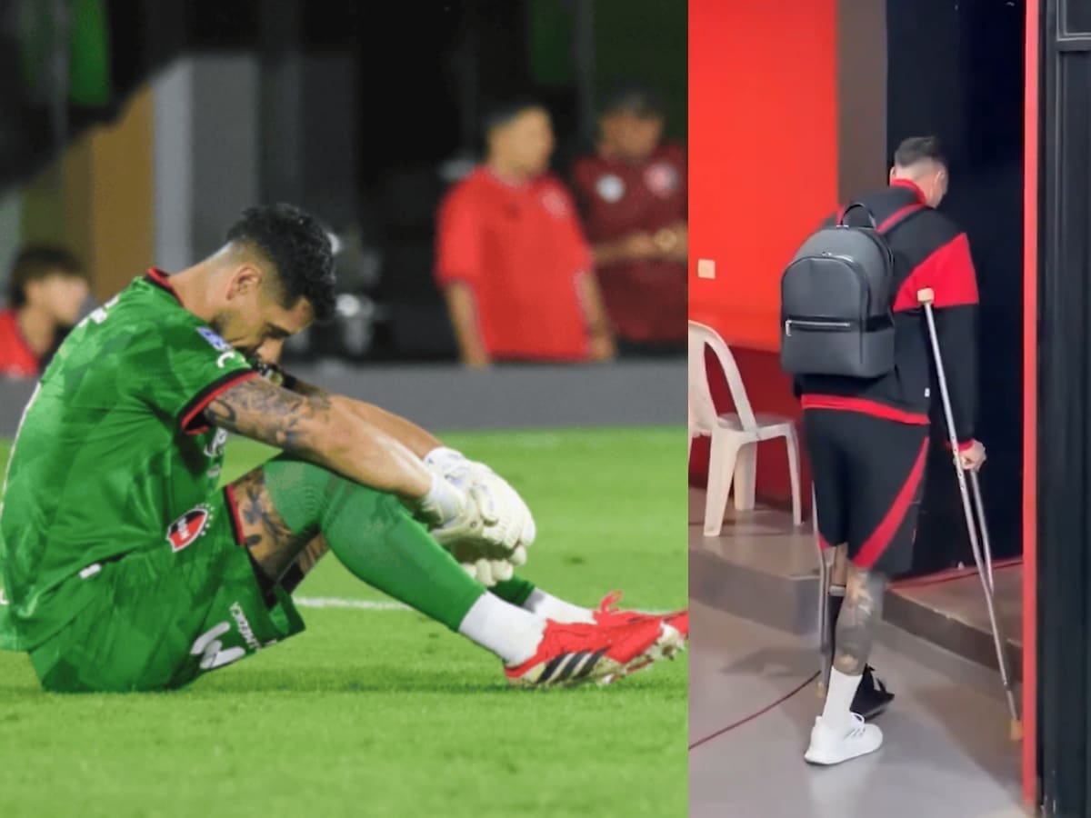 Gabriel Arias sale lesionado y genera dudas en Newell’s Old Boys