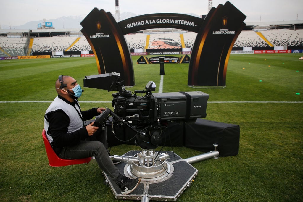 Colo Colo and Peñarol as part of Copa CONMEBOL Libertadores 2020 at Estadio Monumental on September 15, 2020 in Santiago, Chile. (Photo by Marcelo Hernandez/Getty Images)