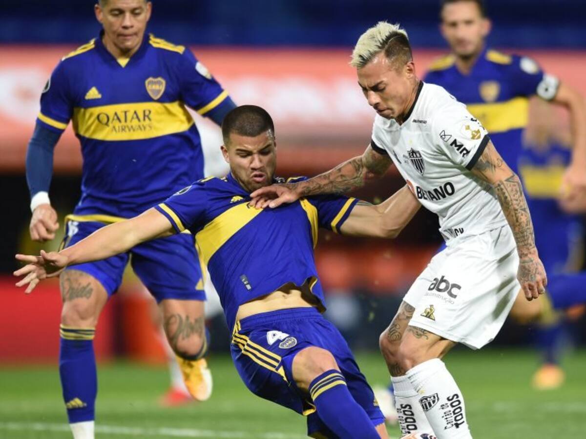 Eduardo Vargas jugó en el empate de Atlético Mineiro ante Boca Juniors por la Copa Libertadores