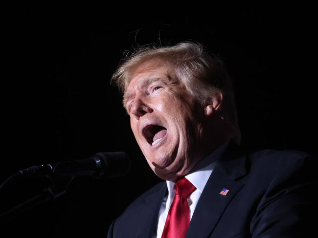 El republicano Donald Trump en un acto en Iowa