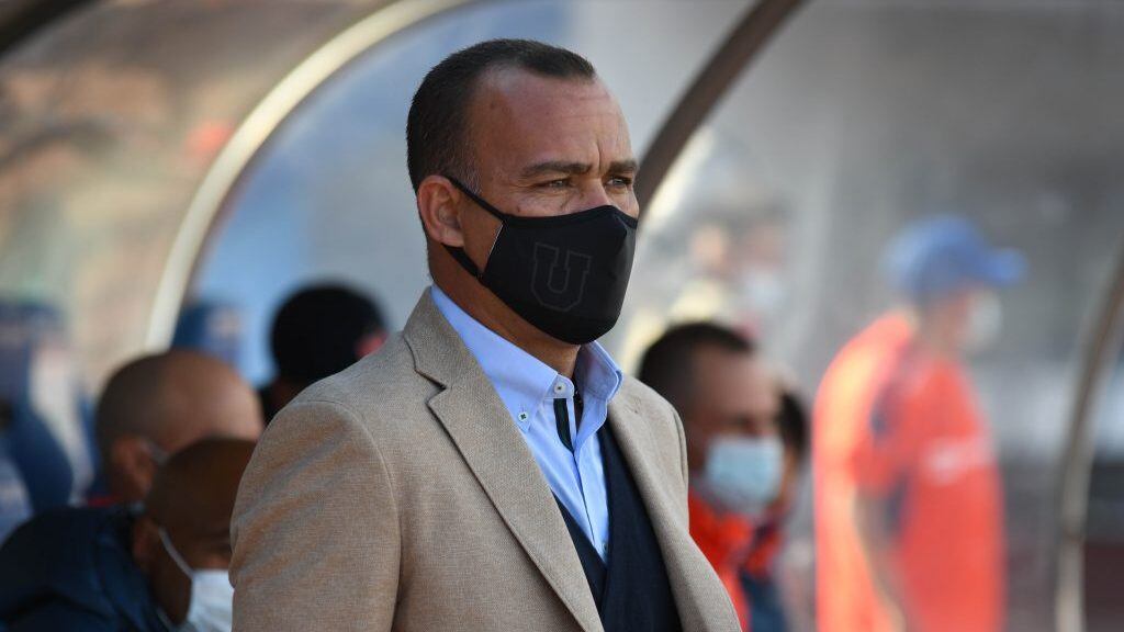 09 DE MAYO2021/ANTOFAGASTA Director Técnico de Universidad de Chile Rafael Dudamel  ,durante el partido valido por la fecha 7 del Campeonato Nacional AFP PlanVital 2021 ,entre Deportes Antofagasta vs Universidad de Chile , disputado en el Estadio Calvo &amp; Bascuñan
FOTO CAMILO ALFARO/AGENCIAUNO