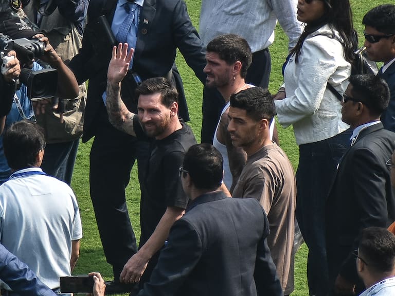 Escándalo en India: visita de Messi a Calcuta termina en caos y desmanes de hinchas