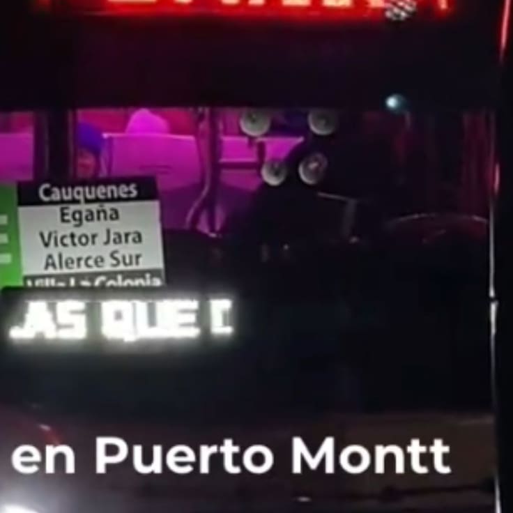 “Las que den el...”: el cuestionable mensaje de una micro de Puerto Montt y que provocó un debate en redes