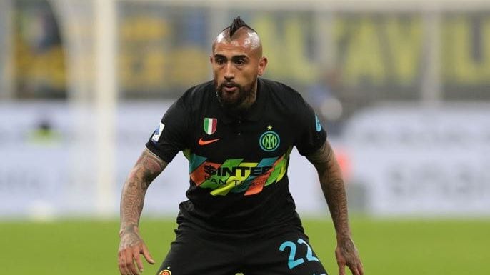 Arturo Vidal participó en el triunfo del Inter de Milán al Nápoli, líder de la Serie A