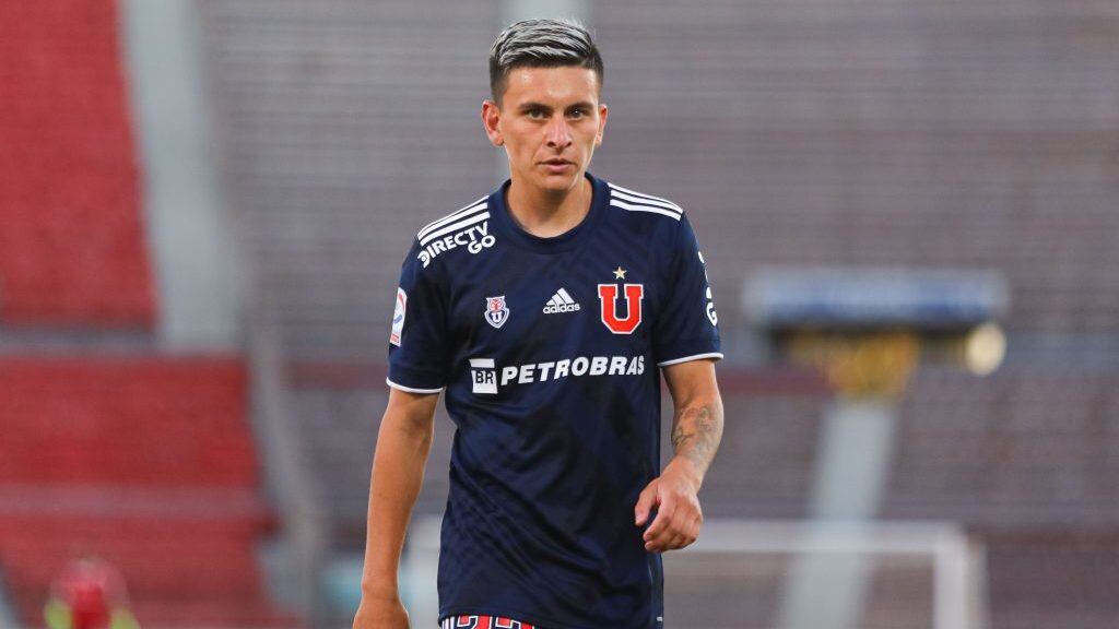 14 DE ENERO DE 2021/SANTIAGOPablo Aranguiz (c), durante el partido valido por trigsima fecha del Campeonato Nacional AFP PlanVital 2020, entre Universidad de Chile y Palestino, disputado en el Estadio Nacional.
FOTO: SEBASTIçN ORIA/AGENCIAUNO