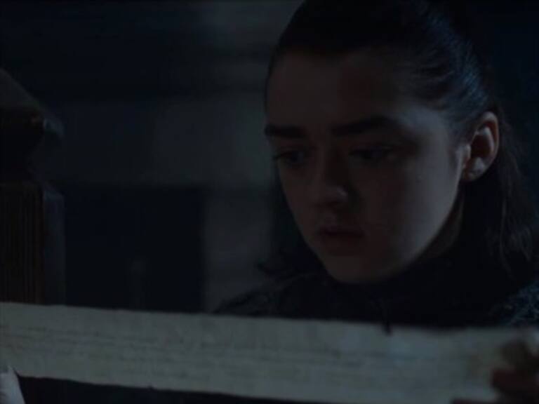 Revelan contenido del enigmático mensaje que encontró Arya en Game of Thrones