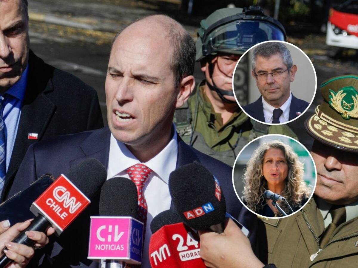Ministro Arrau pide renuncias de subsecretarios de Seguridad Andrés Jouannet y Ana Victoria Quintana