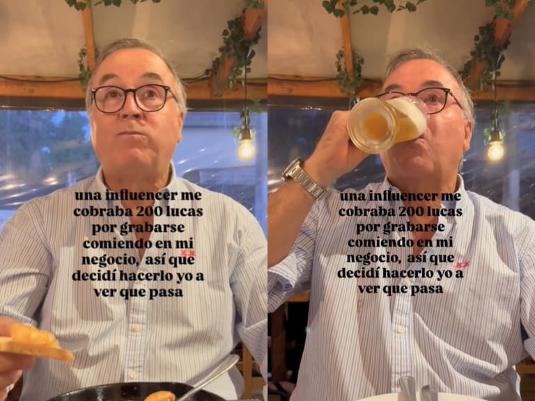 “Me cobraba 200 lucas por grabarse comiendo”: restaurant lanza feroz palo a influencers (y las redes ya lo aman)