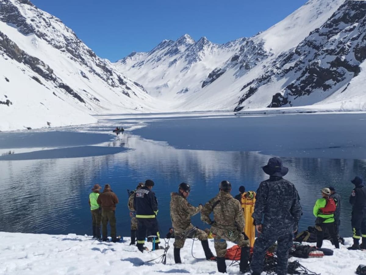 Avalancha en Portillo: encuentran el cuerpo de la tercera víctima fatal en la Laguna del Inca