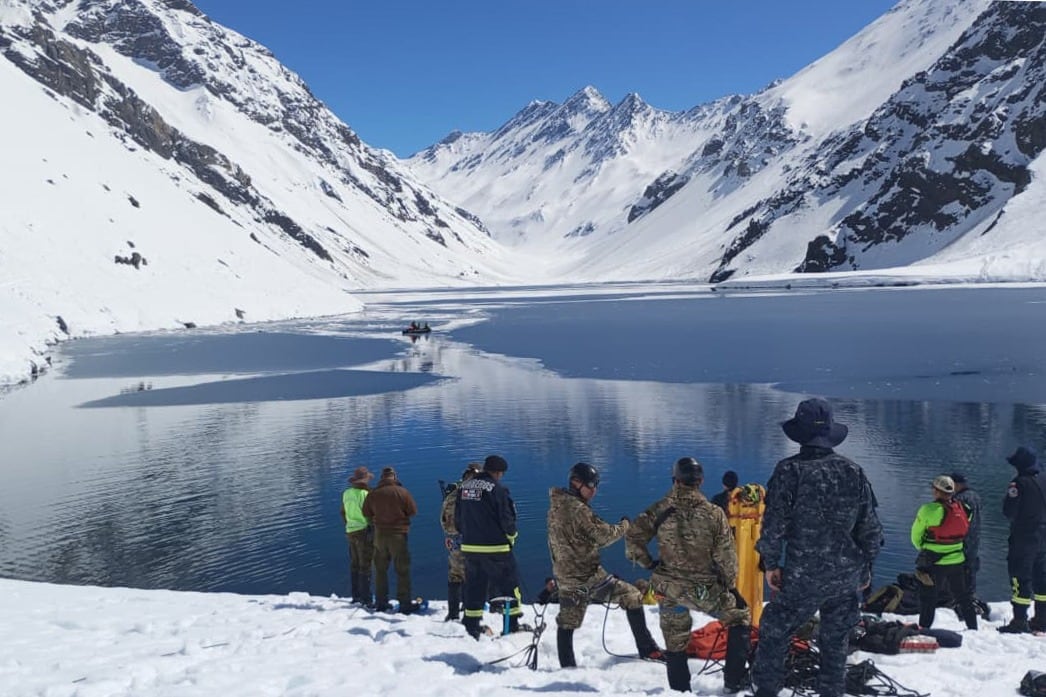 Avalancha en Portillo: encuentran el cuerpo de la tercera víctima fatal en la Laguna del Inca