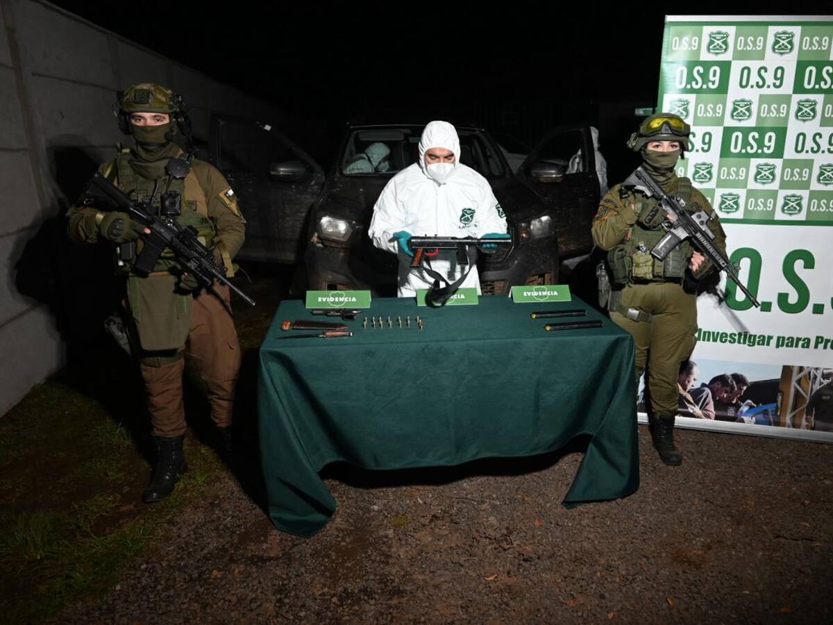 Operativo en Temucuicui: recuperan armamento y vehículo vinculados a recientes ataques contra Carabineros