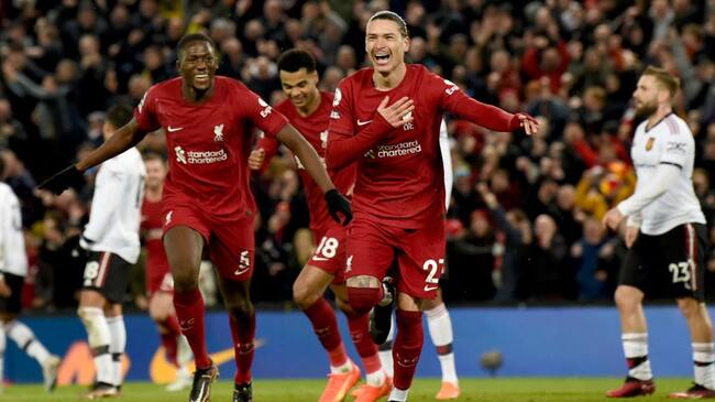 Liverpool aplasta al Manchester United propinándole su mayor goleada histórica