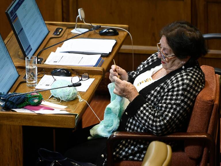 Diputada Cordero tras ser captada tejiendo en el Congreso: «Nunca ha sido impedimento para el trabajo que he realizado como parlamentaria»