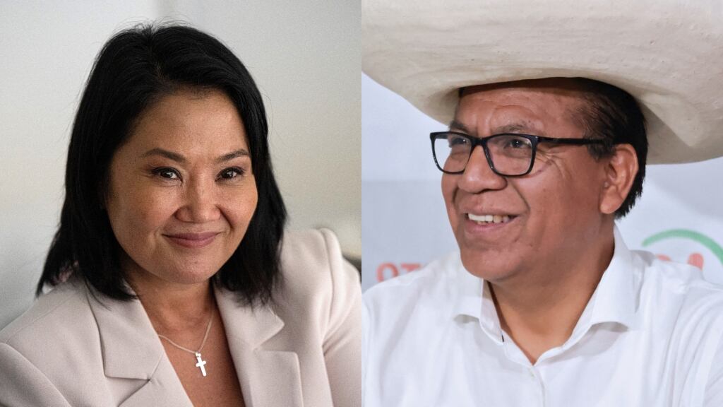 Keiko Fujimori y Roberto Sánchez disputarán la segunda vuelta presidencial en Perú