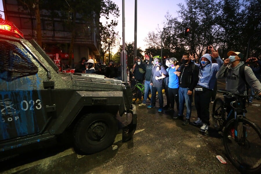 Movilizaciones en Plaza Italia/de la Dignidad